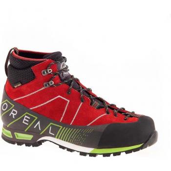Boreal Drom Mid Red - Botas de montaña para hombre, impermeables, con membrana transpirable, suela Vibram para tracción, diseño ligero y cómodo, ideal para senderismo y actividades al aire libre