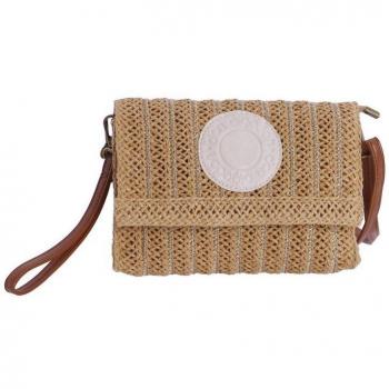 Bandolera de mujer Livia natural con imán