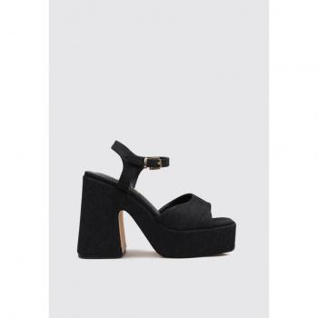 Sandalia de Plataforma Limma GHIAIE para mujer en color Negro, talla 39