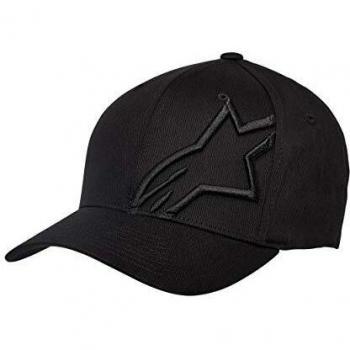 Alpinestars Men's Corp Shift 2 Flexfit Baseball Cap, Black, Small