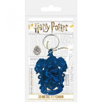 Llavero Harry Potter Cresta de Ravenclaw Metálico Azul Oscuro Unisex Adulto 6cm