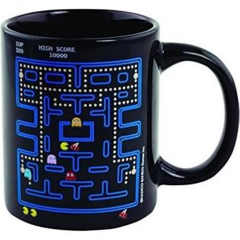 Pac-Man calor cambio taza, cerámica, multicolor, 8 x 12 x 10 cm