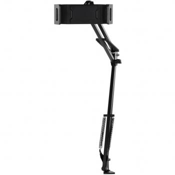 Soporte para Smartphone y Tablet 4-12.9, con abrazadera C, rotación 360°, color negro