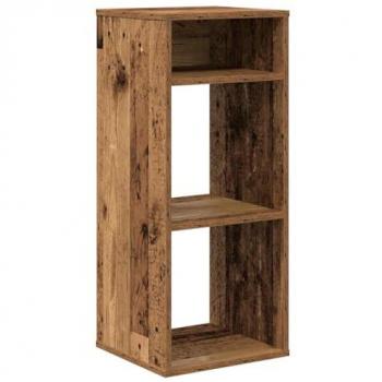Estantería de madera envejecida 34x31x80 cm de madera compuesta