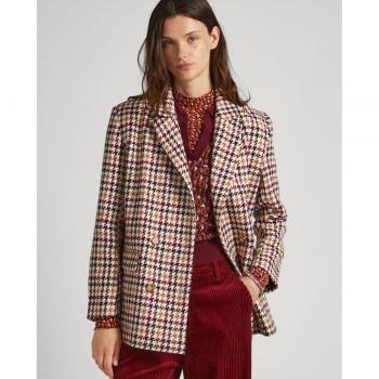 Americana Pepe Jeans Romina Cuadros Para Mujer