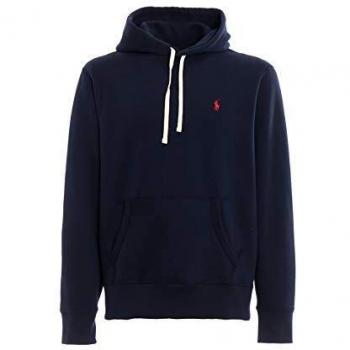 Sudadera Polo Ralph Lauren Capucha Marino Hombre M Azul