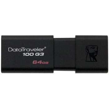 Kingston DT100G3/64GB DataTraveler 100 G3 - Memoria USB de 64 GB, USB 3.0