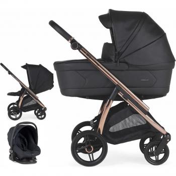 Carrito Trio Bébécar Flowy Fumé Rosa