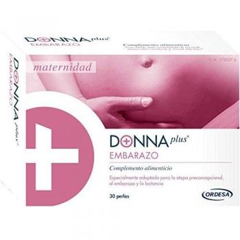 Donna Plus Pregnancy Supplement 30 Softgels + 30 Hard Capsules with DHA, Iron, Iodine, Vitamins, Minerals, and High Folic Acid Content