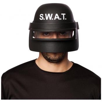 Casco de Swat negro adulto