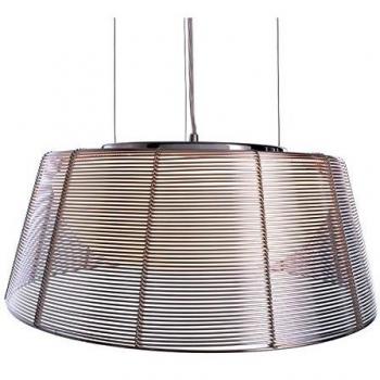Lámpara Colgante Moderna Filo Sat LED E27 60W Plata
