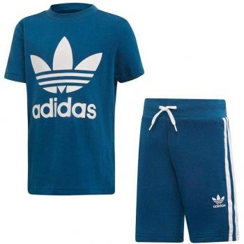 adidas tee Set Pantalón Corto, Unisex niños,