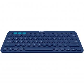 Logitech K380 Teclado Inalámbrico Multi-Dispositivos para Windows, Apple iOS, Android, Chrome, Disposición QWERTY Italiano, Azul