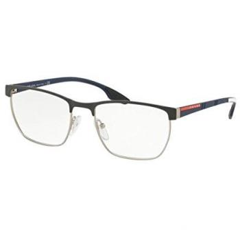 Prada Linea Rossa 0PS 50LV Monturas de gafas, Grey Silver Rubber, 53 para Hombre