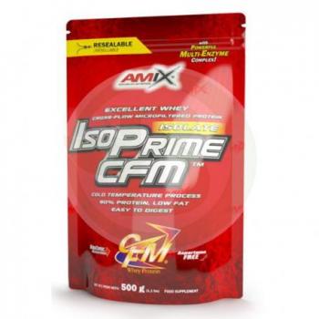 IsoPrime CFM Isolate 500 gr - Proteína de Suero Aislada de Alta Calidad para Recuperación Muscular - Amix