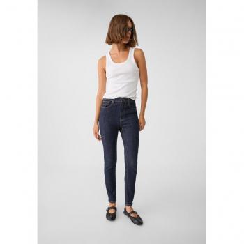 Stradivarius 1400 Regular Waist Skinny Jeans Blue Denim