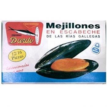 Dardo - Mejillones en Escabeche de Rias Gallegas - 12/16 piezas - 118 g