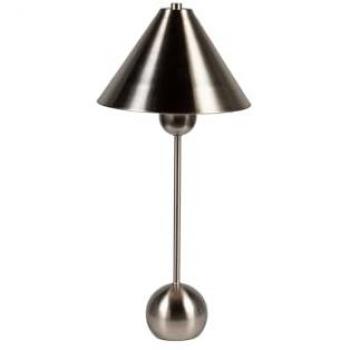 Lámpara de Sobremesa Moderna Adda Home 25x25x52 Cm - Fácil Instalación y Color Plata