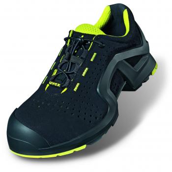 Zapatos de Trabajo Uvex 1 X-tended Support S1P SRC Hombre Talla 45 Negro y Amarillo
