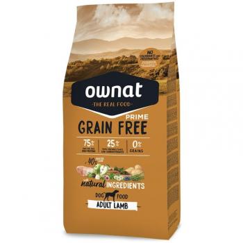 Pienso para perro OWNAT Grain Free Prime Adult Cordero 3 kg