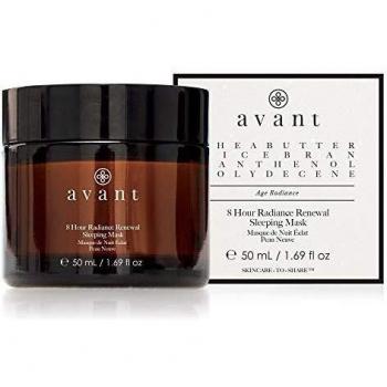 AVANT | Hydrating Skin Care Face Mask | Helps Nourish, Reduce Signs of Ageing & Revitalises Skin | 8 hour Radiance Renewal Sleeping Mask | 1x 50ml