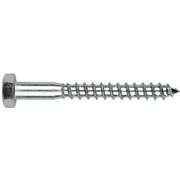 INDEX Fixing Systems DIN-571 - Pack de 20 tornillos con rosca para madera y aglomerado, cabeza hexagonal