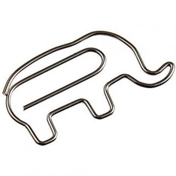 Midori 43151006 - Clips, diseño de elefante