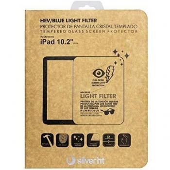 Silver HT - Protector de Pantalla Blue Light para iPad 2019 y 2020 de 10,2 Pulgadas. Fácil de Instalar