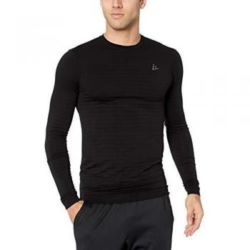Craft Hombre Warm Comfort LS M M Base Layer, Black, M