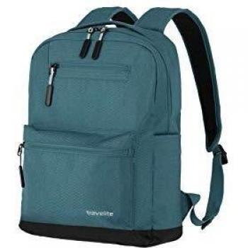 Travelite Kick Off M Backpack 17L Petrol with Laptop Compartment
