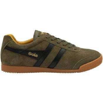 Zapatillas Gola Harrier Suede para hombre en color kaki