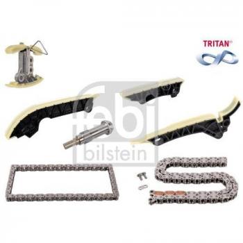 Kit de cadena de distribución FEBI BILSTEIN 173416 - Incluye cadena de distribución, tensores, guías y todos los componentes necesarios para la instalación