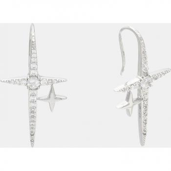Pendientes Polaris con circonitas