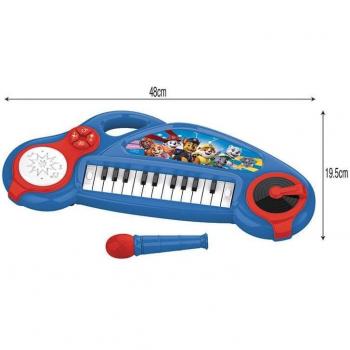 LEXIBOOK - Teclado electrónico con micrófono de La Patrulla Canina