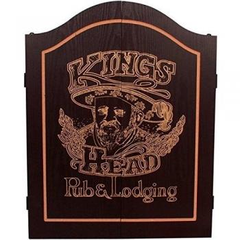 INNERGAMES-D Kings Head Dart de Gabinete, Negro, M
