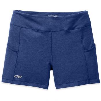 Outdoor Research Pantalones Cortos Essentia para Mujer, Baltic, XS