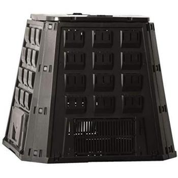 Nature Contenedor Negro Modelo Térmico para Compost Capacidad de 400 L 6071480