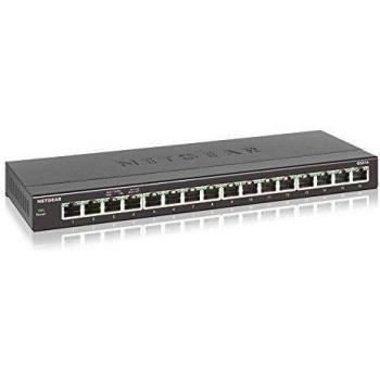 Netgear GS316-100PES - Switch de red con 16 puertos Gigabit