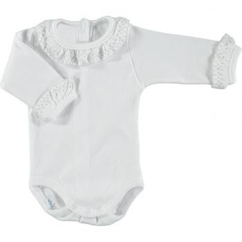 Basicos Babidu pack de 2 bodys cuello batista