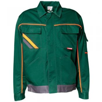Planam Visline V2 chaqueta negro/ - Naranja verde/naranja Talla:48