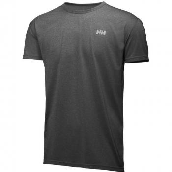Helly Hansen Vtr Ss - Camiseta de manga corta para hombre, color gris oscuro, talla XXL