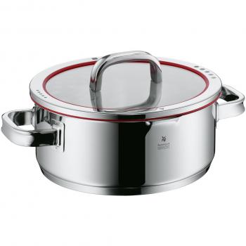WMF Function 4 Cacerola, Acero Inoxidable Pulido, 24 cm