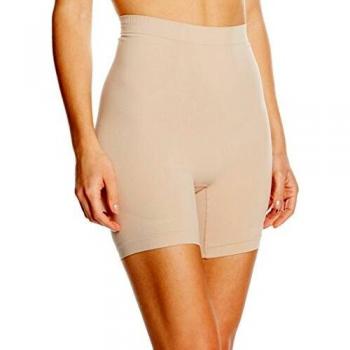 Anaissa Short Alto Reductor Efecto 3D con Tecnología Biotech Braguitas Moldeadoras, Beige, XL