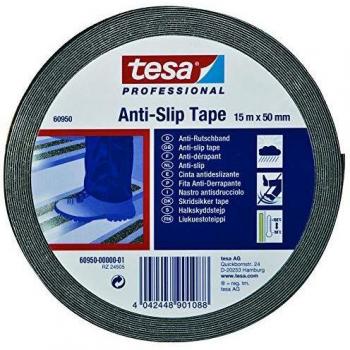 TESA 60950-00001-00 - Cinta Antideslizante - 15m x 50mm Negra