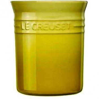 Le Creuset Bote para espátulas, 1.1 L, Cerámica de gres, Amarillo Soleil