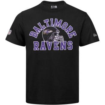 New Era Ne96449Fa16 Nfl College Tee Balrav - Camiseta manga corta-Línea Baltimore Ravens para hombre, color negro, talla S