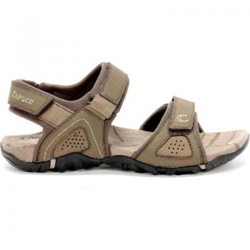 Chiruca Boracay 02 Sandalias deportivas para hombre en marrón claro de piel sintética, talla 43