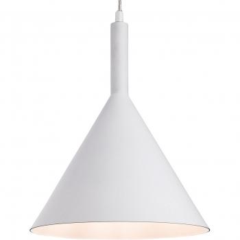 Lámpara colgante Everest blanca con interior blanco 1 bombilla 37cm E27