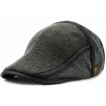 KeepSa Gorros de Boina de Tejer para Hombre Gorra de Vendedor de periódicos Gorro de Punto Casual Ajustable al Aire Libre