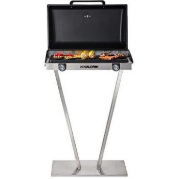 Barbacoa Eléctrica Kalorik TKG EBBQ 1002 L de Acero Inoxidable - 2500 W con Bandeja de Cocción 595x295mm
